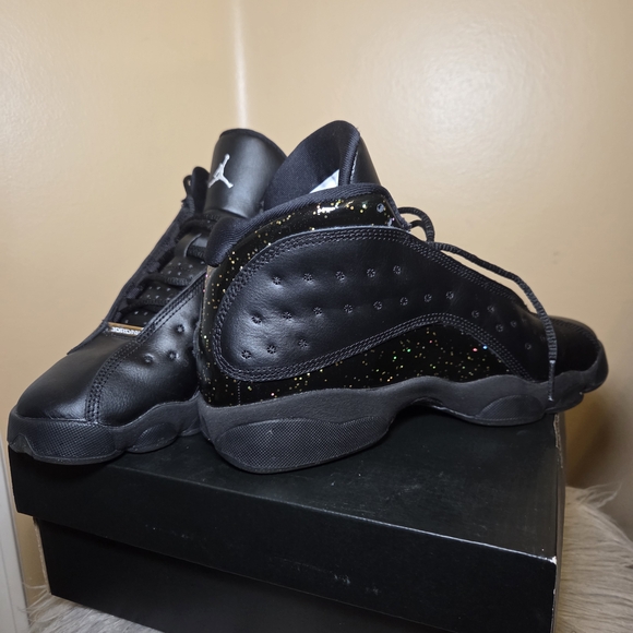 Big Kid's Jordan 13 Retro Black/Metallic Gold - Picture 5 of 7